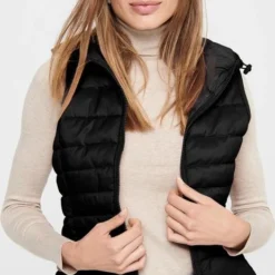 ONLY ONLNEWTAHOE HOOD WAISTCOAT OTW Dames Jas - Maat L -Dameskleding Verkoop 464x840 2