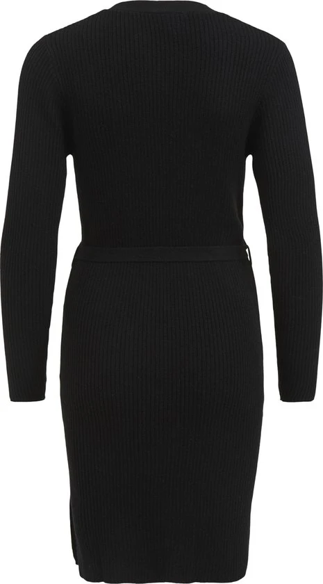 VILA VIRIL WRAP L/S KNIT DRESS - NOOS Dames Jurk - Maat L 7 VILA VIRIL WRAP L/S KNIT DRESS - NOOS Dames Jurk - Maat L - Afbeelding 7