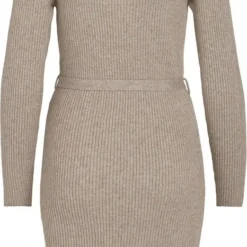 VILA VIRIL WRAP L/S KNIT DRESS - NOOS Dames Jurk - Maat L -Dameskleding Verkoop 466x840 8
