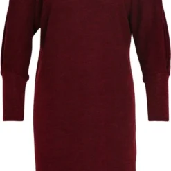 Cassis Korte, Gebreide Jurktrui Met Kreukeffect 13 Cassis Korte, Gebreide Jurktrui Met Kreukeffect -Dameskleding Verkoop 468x840