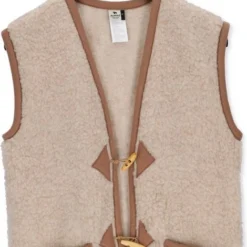 Alwero Dames Gilet "Alpen Adult 100% Wol" Beige - Maat XL -Dameskleding Verkoop 470x840 10