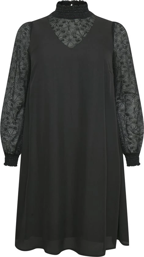 Kaffe Curve KClaci Dress Dames Jurk - Maat 46 1 Kaffe Curve KClaci Dress Dames Jurk - Maat 46