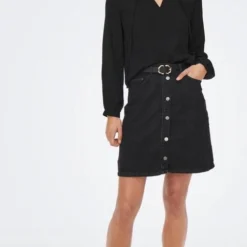 Jacqueline De Yong Blouse Jdyfreya L/s Top Wvn 15272142 Black Dames Maat - L -Dameskleding Verkoop 480x840 3