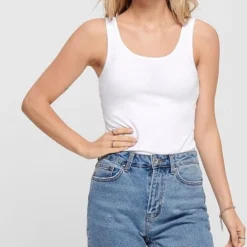 ONLY ONLLIVE LOVE LIFE TANK TOP NOOS Dames T-Shirt - Maat L -Dameskleding Verkoop 489x840 6