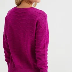 WE Fashion Dames Gebreide Trui Met Opengewerkt Dessin 8 WE Fashion Dames Gebreide Trui Met Opengewerkt Dessin -Dameskleding Verkoop 490x840 2