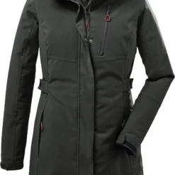Killtec Dames Winter Parka 37726/KOW 165 Olijf Groen Functioneel - Maat 48