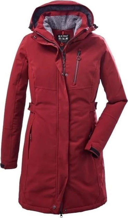 Killtec KOW 165 Women Parka - Outdoorjas - Dames - Rood - Maat 44 7 Killtec KOW 165 Women Parka - Outdoorjas - Dames - Rood - Maat 44 - Afbeelding 7
