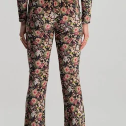 Colourful Rebel Jolie Flower Broek Beige Dames - Polyester - M -Dameskleding Verkoop 493x840