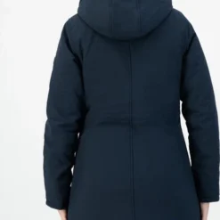 Kjelvik Dames Winterjas - Softshell Parka Dames - Tina - Blauw - Maat 42 -Dameskleding Verkoop 497x840 4