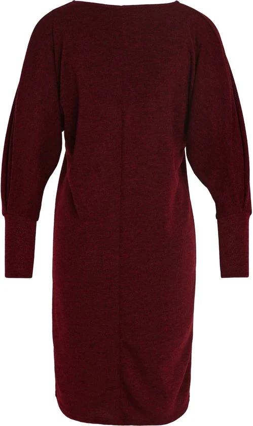 Cassis Korte, Gebreide Jurktrui Met Kreukeffect 4 Cassis Korte, Gebreide Jurktrui Met Kreukeffect - Afbeelding 4