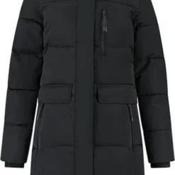 Kjelvik Dames Winterjas - Winterparka Dames - Clea - Zwart - Maat 44