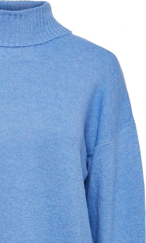 PIECES PCCAVA LS HIGH NECK KNIT NOOS BC Dames Trui - Maat M 3 PIECES PCCAVA LS HIGH NECK KNIT NOOS BC Dames Trui - Maat M - Afbeelding 3