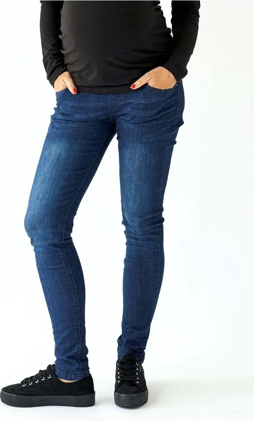 Prénatal Zwangerschapsbroek - Skinny Fit - Donkerblauw Denim - W31 X L32 4 Prénatal Zwangerschapsbroek - Skinny Fit - Donkerblauw Denim - W31 X L32 - Afbeelding 4