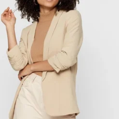 Pieces PCBOSS 3/4 BLAZER NOOS Dames Blazer - Maat M -Dameskleding Verkoop 514x840 2