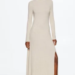 Mango Jurk Gebreide Midi Jurk 37027107 05 Dames Maat - M