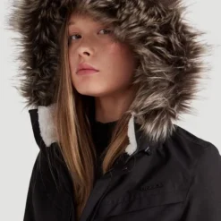 O'Neill - Winterparka Voor Dames - Journey - Zwartgrijs - Maat M -Dameskleding Verkoop 518x840 5