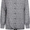 Zoso Blouse Allison Printed Blouse 224 Offwhite/black Dames Maat - M