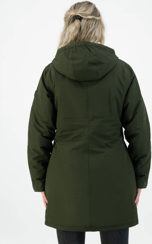 Kjelvik Dames Winterjas - Winterparka Dames - Functionele Winterjas - Didi - Groen - Maat 44 3 Kjelvik Dames Winterjas - Winterparka Dames - Functionele Winterjas - Didi - Groen - Maat 44 - Afbeelding 3