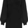 JACQUELINE DE YONG JDYRUE L/S HIGH NECK DRESS KNT Dames Jurk - Maat S