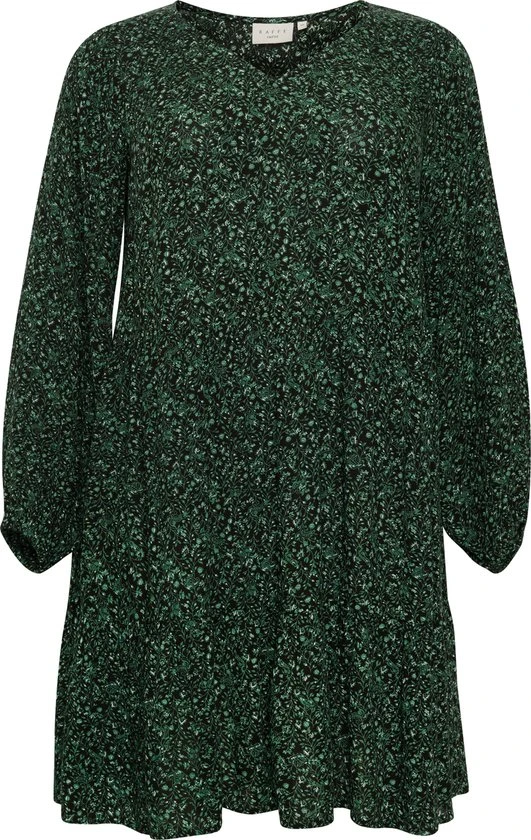 Kaffe Curve KCsama Ami Dress Dames Jurk - Maat 48 1 Kaffe Curve KCsama Ami Dress Dames Jurk - Maat 48