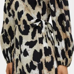 OBJECT OBJLEONORA L/S WRAP MIDI DRESS NOOS Dames Jurk - Maat 40 -Dameskleding Verkoop 533x840 6