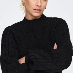 ONLY ONLLEISE FREYA LS HIGH NECK PULLOVER KNT Dames Trui - Maat L -Dameskleding Verkoop 536x840 6