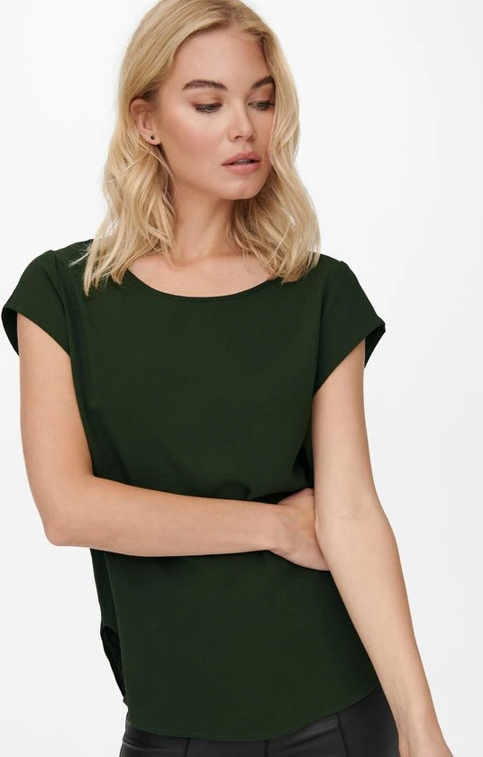 ONLY ONLVIC S/S SOLID TOP NOOS PTM Dames T-shirt - Maat 42 3 ONLY ONLVIC S/S SOLID TOP NOOS PTM Dames T-shirt - Maat 42 - Afbeelding 3