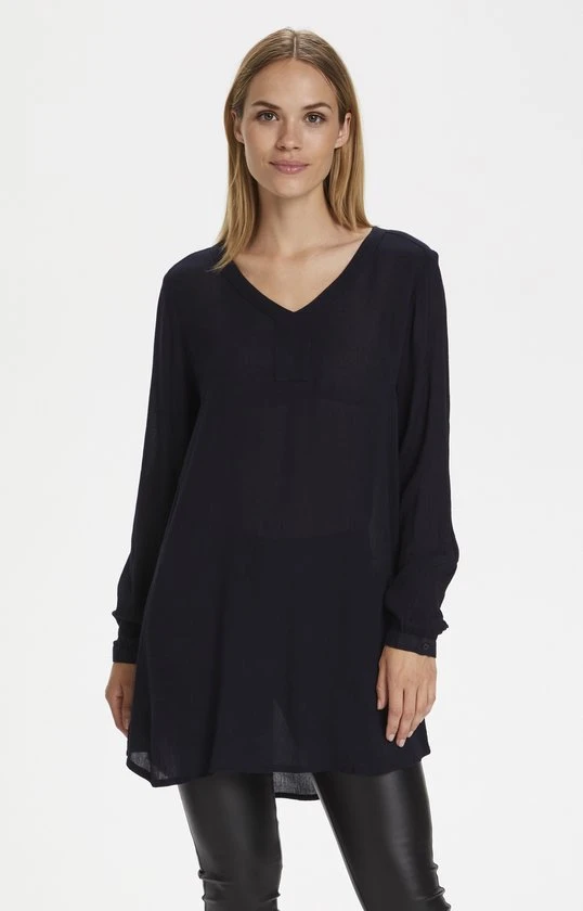 Kaffe Amber V-Neck Tunic Dames Tuniek - Maat 36 2 Kaffe Amber V-Neck Tunic Dames Tuniek - Maat 36 - Afbeelding 2