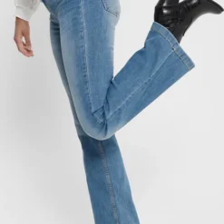 JDY JDYFLORA LIFE FLARED HIGH MB NOOS DNM Vrouwen Jeans - Maat 32 X 30 -Dameskleding Verkoop 539x840 2