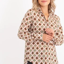 Beige Blouse Van Je M'appelle - Dames - Maat 2XL - 1 Maat Beschikbaar -Dameskleding Verkoop 547x840