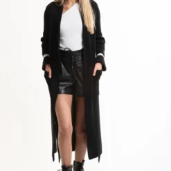 Merkloos Lang Vest Met Riem - Zwarte Lang Vest SOFT TOUCH - Maat M/L 7 Merkloos Lang Vest Met Riem - Zwarte Lang Vest SOFT TOUCH - Maat M/L -Dameskleding Verkoop 547x840 7