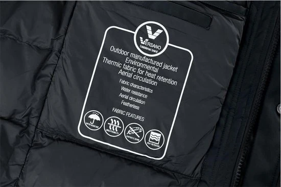 Versano Marry Parka Dames Winterjas 4XL - Zwart 8 Versano Marry Parka Dames Winterjas 4XL - Zwart - Afbeelding 8