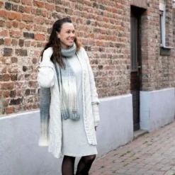 Knit Factory Sally Gebreid Dames Vest - Zwart - 40/42 - Grof Gebreid -Dameskleding Verkoop 550x366 19