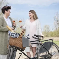 Knit Factory Luna Lang Gebreid Dames Vest - Beige - 40/42 5 Knit Factory Luna Lang Gebreid Dames Vest - Beige - 40/42 -Dameskleding Verkoop 550x366 7