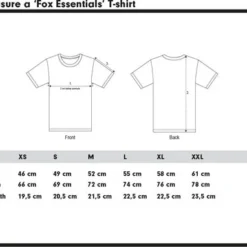 Fox Originals Neon Met Blacklight Polygone T-shirt Heren & Dames Katoen Zwart Black Maat L -Dameskleding Verkoop 550x382 3