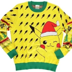 Difuzed Pok�mon Kersttrui -L- Christmas Pikachu Multicolours
