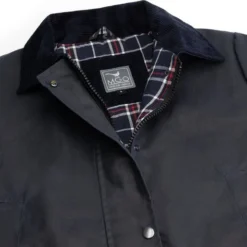 MGO Leisure Wear MGO Waxjas Leeds Dames - 100% Gewaxt Katoen - Winddicht En Waterdicht - Blauw - Maat XXL 11 MGO Leisure Wear MGO Waxjas Leeds Dames - 100% Gewaxt Katoen - Winddicht En Waterdicht - Blauw - Maat XXL -Dameskleding Verkoop 550x514 1