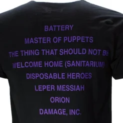 POPMERCH Metallica Master Of Puppets Band T-Shirt Zwart - Officiële Merchandise -Dameskleding Verkoop 550x531