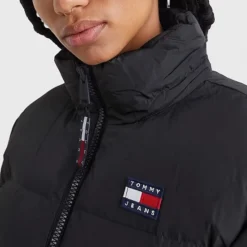 Tommy Jeans - Dames Jas Winter Alaska Puffer Jacket - Zwart - Maat M -Dameskleding Verkoop 550x550 17