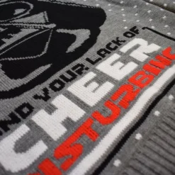 Merkloos Star Wars Kersttrui Grijs Darth Vader - I Find Your Lack Of Cheer Disturbing - Foute Kersttrui -L -Dameskleding Verkoop 550x550 2