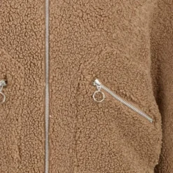 TwoDay Dames Teddy Bomber Jas - Bruin - Maat M -Dameskleding Verkoop 550x550