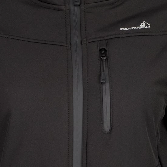 Mountain Peak Dames Softshell Jas - Zwart - Maat M - Winddicht - Ademend Materiaal 3 Mountain Peak Dames Softshell Jas - Zwart - Maat M - Winddicht - Ademend Materiaal - Afbeelding 3