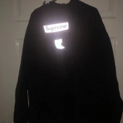 Merkloos SUPREME Box Logo Heat Transfer Reflective Voor Kleding | DIY Custom Je Eigen Trui | Strijkapplicatie Reflecterend Sticker Zilver Voor T-shirt, Hoodie, Romper Baby, Top | Zelf Aanbrengen Met Strijkijzer | Pimp Je Eigen Kleding