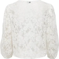 ONLY ONLALLY LACE TOP WVN CS Dames T-shirt - Maat L -Dameskleding Verkoop 550x550 71