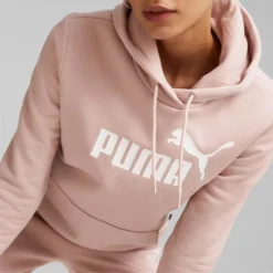 PUMA ESS Logo Hoodie Fleece Dames Trui - Maat L -Dameskleding Verkoop 550x550 94