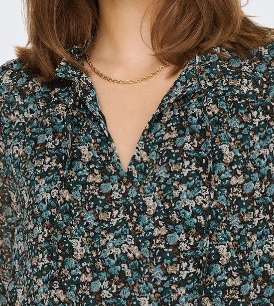 Only Blouse Onlditsy L/s Blouse Wvn Noos 15229700 Balsam Green/fall Ditsy Dames Maat - L 2 Only Blouse Onlditsy L/s Blouse Wvn Noos 15229700 Balsam Green/fall Ditsy Dames Maat - L - Afbeelding 2