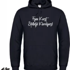 Merkloos Klere-Zooi - Fijne Kerst Stelletje Klerelijers - Hoodie - 3XL