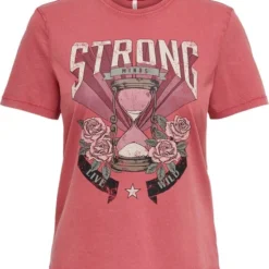 ONLY ONLLIMA REG S/S TOP BOX JRS Dames T-shirts - Maat L