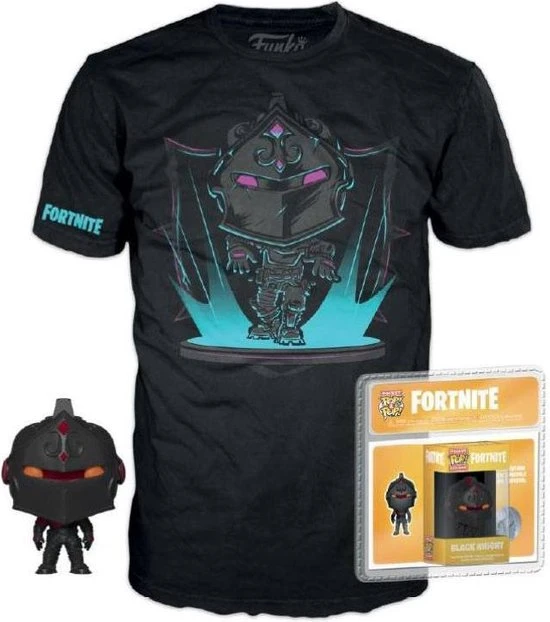 Funko Pocket Pop! & T-Shirt Fortnite Black Night - Size M 2 Funko Pocket Pop! & T-Shirt Fortnite Black Night - Size M - Afbeelding 2