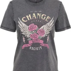 ONLY ONLLIMA REG S/S TOP BOX JRS Dames T-shirts - Maat L